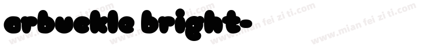 arbuckle bright字体转换